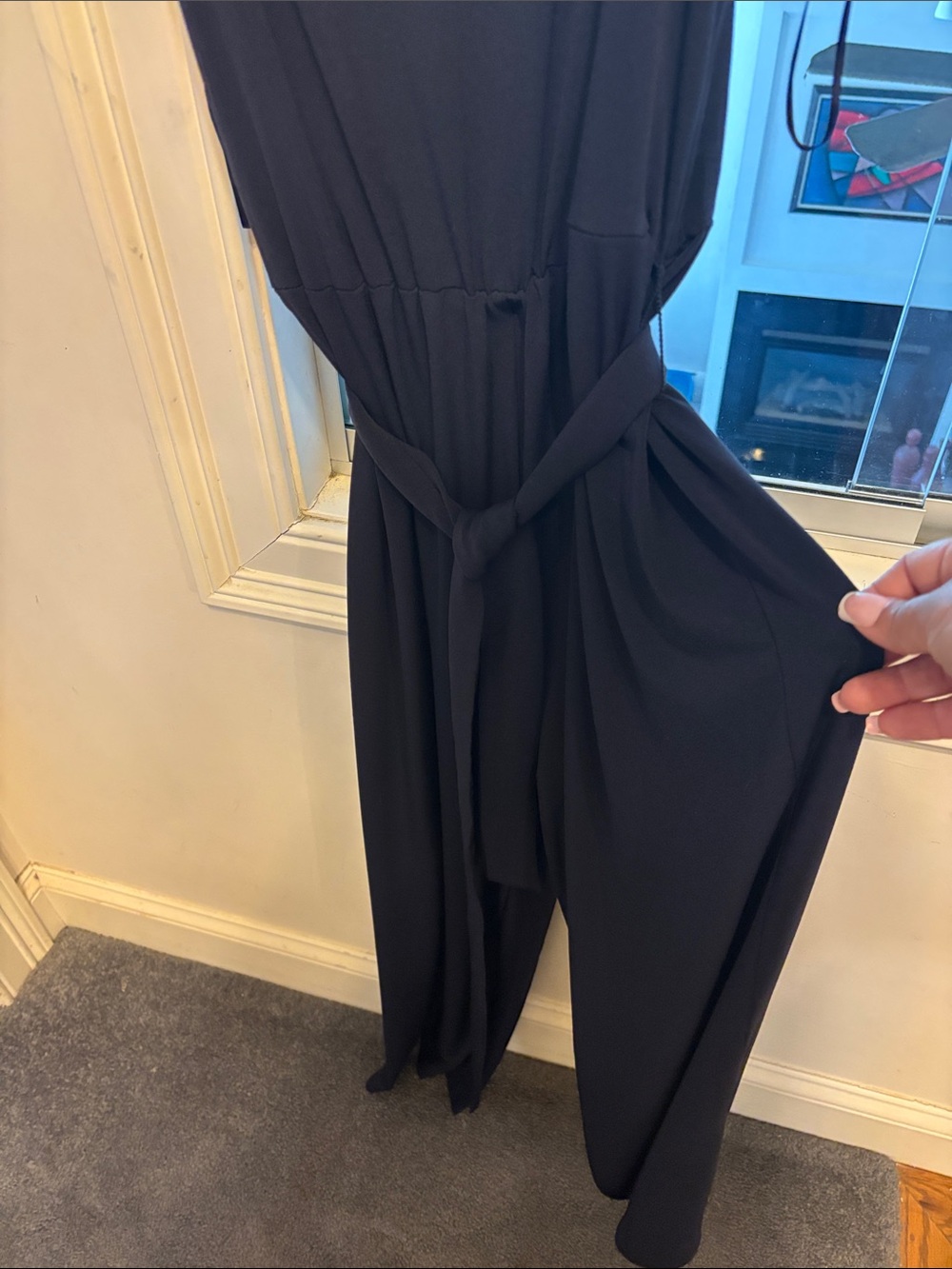Express navy blue jumpsuit - Picture 5 of 7